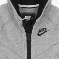 Nike Sportswear Tech Fleece Hooded Coverall Baby Coverall цвет серый