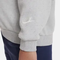 Nike Sportswear Icon Fleece Big дитячі оверсайз світшот колір сірий