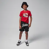 Nike Air Jordan Little детские Dunk Comics футболка цвет красный
