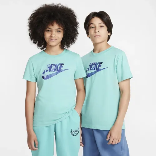 Nike Sportswear Big дитячі футболка колір зелений