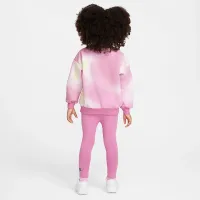 Nike Solarized Toddler Crew and лосины набор Pink