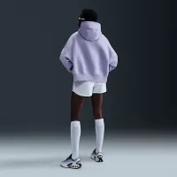 Nike Sportswear Phoenix Fleece женская Over-оверсайз Pullover Толстовка с капюшоном цвет фиолетовый