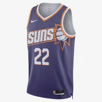 Phoenix Suns 2023/24 Icon Edition Nike Dri-FIT NBA Swingman Jersey цвет фиолетовый