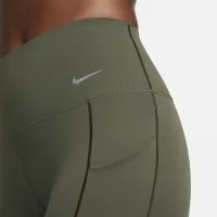 Nike Universa жіноча Medium-Support З високою талією 7/8 лосіни з кишенямиколір зелений