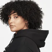 Nike Sportswear Club Fleece жіноча Pullover Толстовка з капюшоном (великі розміри) колір чорний