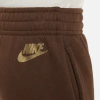 Nike Sportswear Shine Fleece Pants Toddler Pants цвет коричневый
