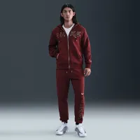 Nike Sportswear Club чоловічі Full-Zip Fleece Толстовка з капюшоном колір червоний