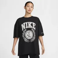 Nike Sportswear Essential жіноча оверсайз футболка колір чорний