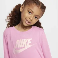 Nike Dri-FIT Little детские Long Sleeve футболка and лосины набор Pink
