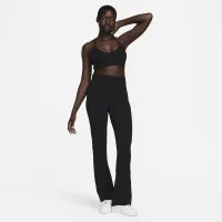 Nike Sportswear Chill Knit женская Tight С высокой Талией Sweater Flaцвет красный Pants цвет черный