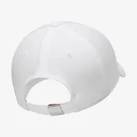 Nike Dri-FIT Club Unstructuколір червоний Metal Swoosh Cap колір білий
