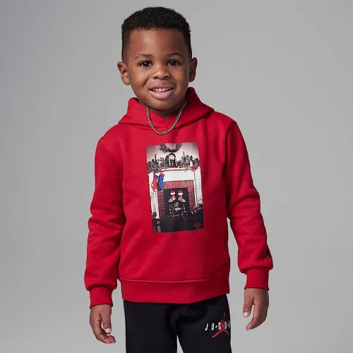 Nike Air Jordan 1 Toddler Christmas Толстовка с капюшоном цвет красный