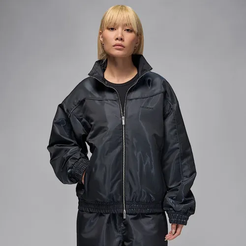 Nike Air Jordan жіноча Track Куртка колір чорний