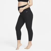 Nike Zenvy (M) жіноча Gentle-Support З високою талією 7/8 лосіни з кишенями(Maternity) колір чорний