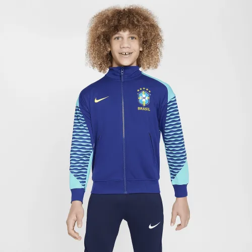 Brazil Academy Pro Big детские Nike Dri-FIT Soccer Anthem Куртка синий
