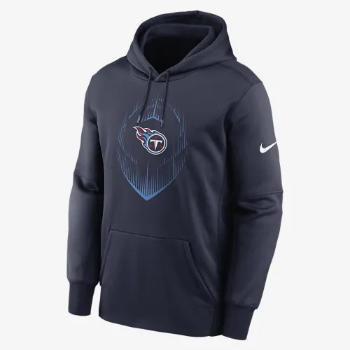 Tennessee Titans Icon Men’s Nike Therma NFL Pullover Толстовка з капюшоном блакитний