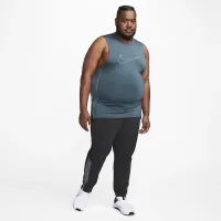 Nike Pro Dri-FIT чоловічі Slim Fit Sleeveless Top колір сірий