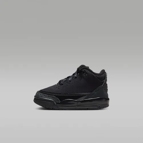 Nike Jordan 3 Retro Baby/Toddler Кросівки колір чорний