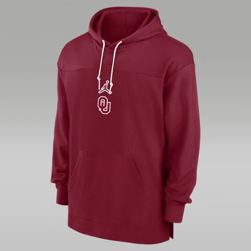 Oklahoma Sooners Sideline Jersey чоловічі Nike Dri-FIT College Pullover Толстовка з капюшоном колір червоний