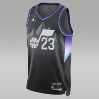 Nike Lauri Markkanen Utah Jazz 2024/25 Statement Edition мужские Jordan Dri-FIT NBA Swingman Jersey цвет черный