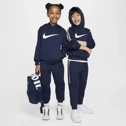 Nike Dri-FIT Sportswear Club Little детские Poly Pullover and Pants набор синий