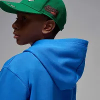 Nike Jordan Brooklyn Fleece Big детские Pullover Толстовка с капюшоном синий