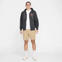 Nike Club мужские Full-Zip Fleece Толстовка с капюшоном цвет серый