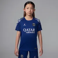 Nike Paris Saint-Germain 2024/25 Stadium Fourth Big дитячі Jordan Dri-FIT Soccer Replica Jersey блакитний