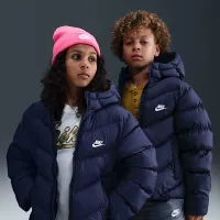 Nike Sportswear All Day Play Big дитячі Therma-FIT Loose-Fit Puffer Куртка блакитний