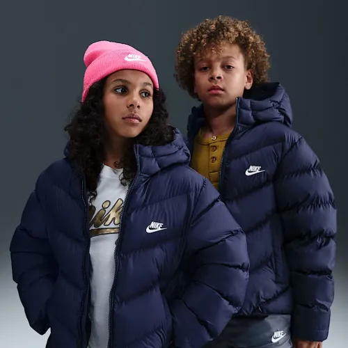 Nike Sportswear All Day Play Big дитячі Therma-FIT Loose-Fit Puffer Куртка блакитний
