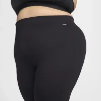 Nike Zenvy жіноча З високою талією Flaколір червоний лосіни (великі розміри) колір чорний