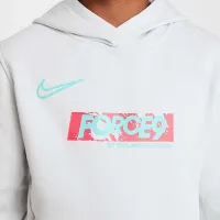 Nike Erling Haaland Club Fleece Big дитячі Толстовка з капюшоном колір сірий