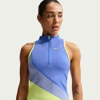 NikeCourt Slam жіноча Dri-FIT Tennis Tank Top блакитний
