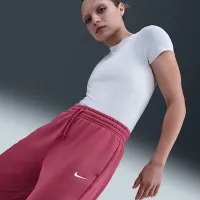 Nike Sportswear Phoenix Fleece жіноча З високою талією оверсайз Sweatpants колір фіолетовий