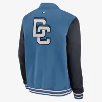 Washington Nationals Authentic Collection City Connect мужские Nike MLB Full-Zip Bomber Куртка синий
