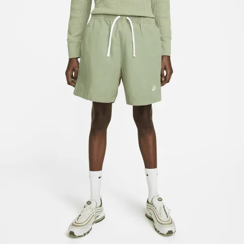 Nike Club мужские Woven Washed Flow шорты цвет зеленый