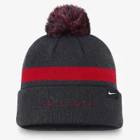 Atlanta Braves Hometown Peak чоловічі Nike MLB Cuffed Pom Beanie блакитний