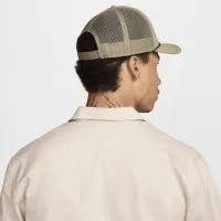 Nike Rise Structuколір червоний Curved Bill Cap колір коричневий