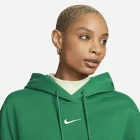 Nike Sportswear Phoenix Fleece жіноча Over-оверсайз Pullover Толстовка з капюшоном колір зелений