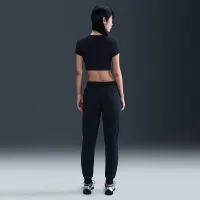 Nike Sportswear Club Fleece женская Mid-Rise Graphic Pants цвет черный