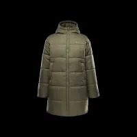 Nike Sportswear Classic Puffer женская Therma-FIT Loose Parka цвет зеленый