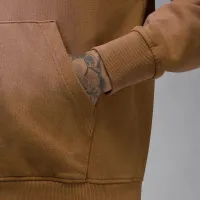 Nike Jordan Flight Fleece мужские Pullover Толстовка с капюшоном цвет коричневый