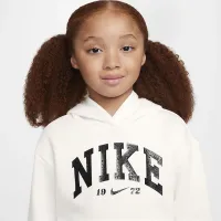 Nike Swoosh Spirit Little детские Pullover Толстовка с капюшоном цвет белый