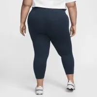 Nike Sportswear Classic женская С высокой Талией 7/8 лосины (большие размеры) синий