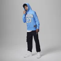 Nike Jordan Fleece Pullover Толстовка с капюшоном Big Kids Толстовка с капюшоном синий