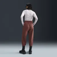 Nike Sportswear Phoenix Fleece женская С высокой Талией оверсайз Pants цвет коричневый
