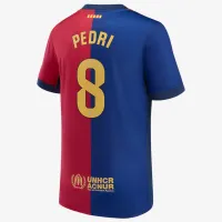 Pedri Barcelona 2024/25 Stadium Home Bid детские Nike Dri-FIT Soccer Jersey синий