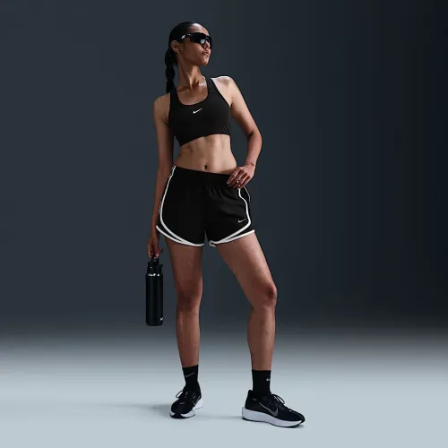 Nike Tempo женская Dri-FIT Mid-Rise Brief-Lined Running шорты цвет черный