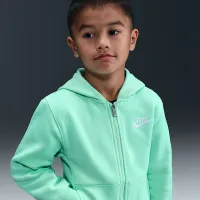 Nike Full-Zip Club набор Little Kids 2-Piece Толстовка с капюшоном набор цвет зеленый