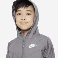 Nike Sportswear Windrunner Little детские Full-Zip Куртка цвет серый